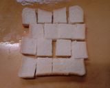1人分　チョコフレンチトースト　簡単朝食作り方2写真