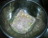 体温まる　鶏ミンチの長ネギ巻き作り方1写真