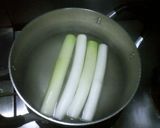 体温まる　鶏ミンチの長ネギ巻き作り方4写真