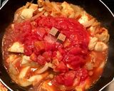 鶏胸肉のトマト煮。鳥チーズ。作り方3写真