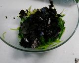 三つ葉香る水菜の新海苔醤油和え作り方2写真
