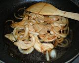 簡単！！豚バラ目玉丼作り方3写真