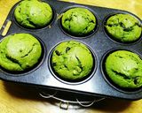 ＊抹茶にたっぷり甘納豆マフィン＊作り方6写真