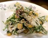 水菜レンコンコーンサラダ作り方5写真