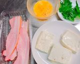豆腐ベーコン巻きのパン粉焼き作り方1写真