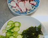 たこときゅうり わかめの基本の酢の物作り方1写真