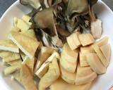 たけのこと油揚げの煮物作り方1写真