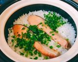 鮭バター炊き込みご飯♡簡単土鍋炊き込み！作り方6写真