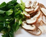 小松菜のスープ～生姜風味～作り方1写真