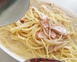 ハムと玉ねぎの簡単シンプルクリームパスタ作り方7写真