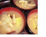 減塩☆さつまいもの胡麻味噌汁作り方7写真