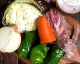 コストコ・リブフィンガーde肉野菜炒め!作り方1写真