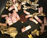 舞茸とベーコンのペペロンチーノ作り方4写真