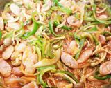 ちょっと和風な昔懐かし風ナポリタン作り方5写真