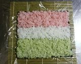ひな祭りに*3色 ロール巻き寿司作り方7写真