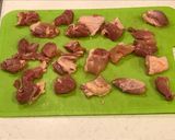 串なし、フライパンで、鶏もも肉の焼き鳥！作り方2写真
