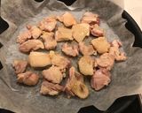 串なし、フライパンで、鶏もも肉の焼き鳥！作り方4写真