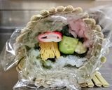 ひな祭りに*3色 ロール巻き寿司作り方12写真