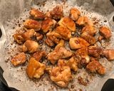 串なし、フライパンで、鶏もも肉の焼き鳥！作り方10写真