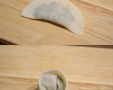 リメイク♪きのこのヘルシー餃子スープ作り方1写真