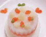 half birthday♡おかゆケーキ作り方7写真