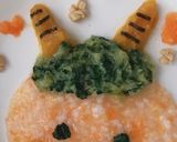 ♡節分♡可愛い鬼さんごはん(離乳食中期)作り方3写真