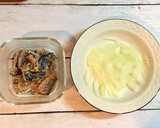 さば缶とたまねぎの柚子胡椒マヨ和え作り方1写真