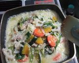 豆腐と酢でさっぱり！野菜のクリーム風焼煮作り方5写真