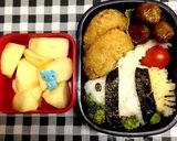 魚♫エンゼルフィッシュのデコお弁当作り方3写真