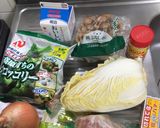 白菜とチキンのクリーム煮作り方1写真