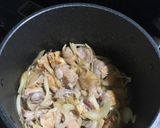 白菜とチキンのクリーム煮作り方3写真