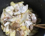 白菜とチキンのクリーム煮作り方5写真