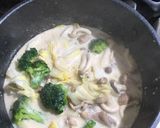 白菜とチキンのクリーム煮作り方8写真