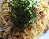 お手抜き きのこ&ナッツパスタ作り方8写真