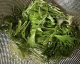 水菜サラダ作り方1写真