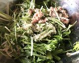 水菜サラダ作り方4写真