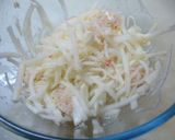 大根サラダをカニ缶でグレードアップ！作り方3写真