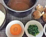 【豚の角煮汁deほっこり炊き込みご飯】作り方2写真