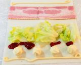 簡単！パーティ♡春巻きの皮♡くるくるピザ作り方1写真