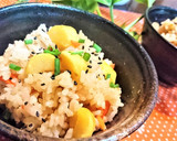 【豚の角煮汁deほっこり炊き込みご飯】作り方23写真