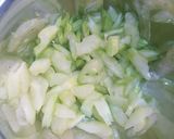 ★セロリと小松菜のツナ胡麻サラダ★作り方1写真