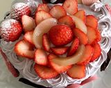 パステルパープルローズケーキ作り方10写真