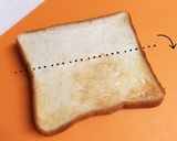 絶対黙る小腹！トーストde簡単納豆巻き作り方1写真