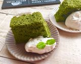 レンジで簡単！低糖質しっとり抹茶ケーキ♡作り方4写真