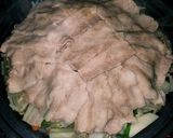 もやしと豚バラの蒸し焼き作り方3写真