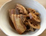 豚バラと蓮根の煮物作り方9写真