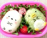 すみっコぐらし＊白くま&ペンギンキャラ弁作り方8写真