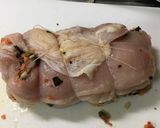 野菜の鶏肉包み焼き（もこみちさまの真似）作り方2写真