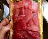 残ったお刺身活用♫簡単漬け作り方1写真