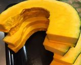 焼きカボチャの即席ホットサラダ作り方1写真